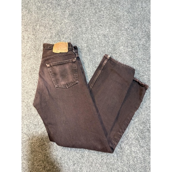 Levi's Other - VTG Levis 501 Jeans Mens 30x30 Brown Denim Straight Leg Made USA Button Fly 90s